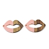 Resin and Walnut Pendants WOOD-I013-04A-1