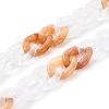 Handmade Acrylic Curb Chains AJEW-JB00943-01-2