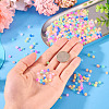 1200Pcs 12 Colors 6/0 Luminous Glass Seed Beads SEED-TA0001-51-6