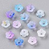 Frosted Transparent Acrylic Beads OACR-N137-72K-2