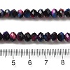 Natural Rainbow Tiger Eye Beads Strands G-NH0002-D02-02-5
