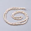 Electroplated Opaque Glass Beads Strands EGLA-L015-FR-B10-3