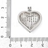 Brass Micro Pave Cubic Zirconia Pendants KK-A241-14A-P-3