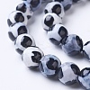 Tibetan Style dZi Beads G-G752-06-8mm-3