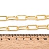 Brass Paperclip Chain Necklaces for Women NJEW-B157-20G-5