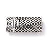 Tibetan Style 304 Stainless Steel Magnetic Clasps with Glue-in Ends LS-STAS-G276-28AS-1