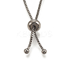 (Jewelry Parties Factory Sale)Adjustable Brass Micro Pave Cubic Zirconia Bolo Bracelets BJEW-R305-20A-3