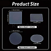 8 Sheets 2 Styles Transparent Plastic Anti-Collision Bumper Guard AJEW-SP0004-13-2