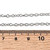 Tarnish Resistant 304 Stainless Steel Cable Chain Necklaces STAS-O053-06P-3