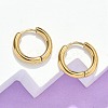 Ion Plating(IP) 304 Stainless Steel Huggie Hoop Earrings EJEW-F111B-16mm-G-1