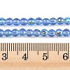 Electroplate Transparent Glass Beads EGLA-B013-02A-AB07-4