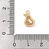 Brass Micro Pave Cubic Zirconia Pendants KK-R219-36C-G-3