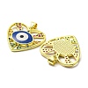 Real 18K Gold Plated Brass Pendants KK-L209-011G-04-2
