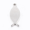 Non-Tarnish 304 Stainless Steel Pendants X-STAS-E421-099P-2