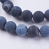 Natural Weathered Agate Beads Strands X-G-G589-8mm-07-3