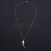 201 Stainless Steel Pendant Necklaces NJEW-S105-JN568-45-2-2