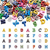 4Sets 4 styles Alloy Rhinestone Slide Charms ALRI-TA0001-15-12