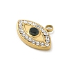 304 Stainless Steel Rhinestone Pendants STAS-I322-29G-01-2