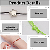 20Pcs 10 Colors Waxed Cord Bracelets for Women BJEW-FG0001-07-3