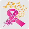 Plastic Reusable Drawing Painting Stencils Templates DIY-WH0202-351-1