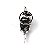 Halloween Alloy Lapel Pin Backs for Backpack Clothes JEWB-C051-01D-AS-3