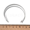 304 Stainless Steel Cuff Bangles BJEW-F521-01P-3