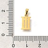 Ion Plating(IP) 304 Stainless Steel Micro Pave Cubic Zirconia Pendants STAS-H228-02G-03-3
