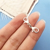 Double-headed Lobster Claw Clasps PW-WG0955E-02-1