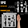 PET Hollow Out Drawing Painting Stencils DIY-WH0391-0939-2