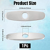 Oval Stainless Steel Faucet Hole Covers STAS-WH20001-18C-P-2