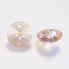 Faceted Glass Rhinestone Charms RGLA-F049-8mm-223PS-2