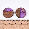 Resin & Walnut Wood Pendants RESI-T057-39C-3