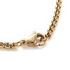 PVD Vacuum Plating 304 Stainless Steel Dumbbell Pendant Necklaces NJEW-Z023-01G-3