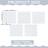 5 Sheets 5 Styles PET Nail Art Stickers MRMJ-LP0002-84-2