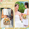 Wicker Flower Baskets with Handle DIY-WH0899-431A-5