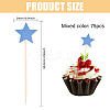 15 Sets 5 Styles Star Paper Cake Toppers FIND-CA0009-82-2