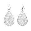 Hollow Brass Dangle Earrings for Women WG72A0C-07-1