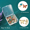 24Pcs 12 Style Glass Rhinestone Pendants FIND-TA0003-03-4