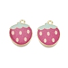 Light Gold Plated Alloy Enamel Pendants PALLOY-N176-26B-RS-1