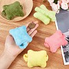 5Pcs 5 Colors Bone-shaped Soft Velvet Mouse Wrist Rest Band AJEW-GF0007-06-3