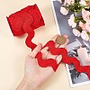 9 Yards Polyester Wavy Fringe Trim Ribbon OCOR-XCP0002-90B-2
