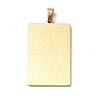 201 Stainless Steel Pendant STAS-B033-01G-22-2