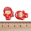Christmas Opaque Resin Decoden Cabochons LS-CRES-M036-12F-3