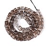 Crackle Transparent Glass Beads Strands GLAA-N062-6mm-01-2