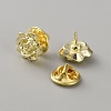 Flower Alloy Lapel Pin Backs for Backpack Clothes JEWB-WH0026-61G-2