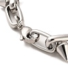 Non-Tarnish 304 Stainless Steel Spike Link Chain Bracelets BJEW-E094-13P-3