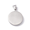 Non-Tarnish 304 Stainless Steel Pendants LS-STAS-G289-01P-2