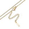 304 Stainless Steel Cable Chains Necklace for Men Women NJEW-N050-A04-G15-2