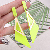 Acrylic Dangle Stud Earrings FS-WG4F998-02-1