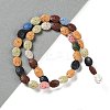 Natural Lava Rock Dyed Beads Strands G-H311-01-05-2